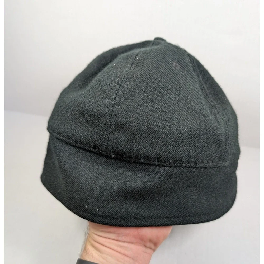 Vintage Nike Trapper Hat L/XL Black Fleece Lined Ear Flaps